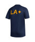 Фото #4 товара Men's Navy LA Galaxy Team Jersey Hook AEROREADY T-shirt