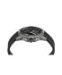 Men's Touchdown Black Silicone Strap Watch 44mm