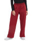 Women's High Rise Snap Cuff Straight Leg Pants