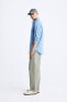 Textured jogger waist trousers