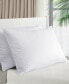 Фото #2 товара Medium Firm Feather Bed Pillows, Queen 2- Pack