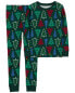 Фото #6 товара Kid 2-Piece Christmas Tree 100% Snug Fit Cotton Pajamas 6