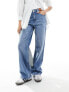 Фото #9 товара 4th & Reckless wide leg jeans in antique blue