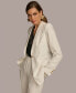 Women's One Button Pinstripe Blazer