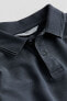Фото #3 товара Long-sleeved Cotton Pique Polo Shirt