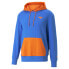 Фото #1 товара Puma Melo Colorblock Pullover Hoodie Mens Blue Casual Outerwear 53800101