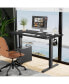 Electric Height Adjustable Standing Desk, Sit To Stand Ergonomic Computer Desk, Black, 55" X 24"