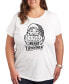 Фото #1 товара Plus Size Merry Christmas Graphic T-shirt