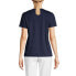 ფოტო #17 პროდუქტის Women's Relaxed Supima Cotton T-Shirt