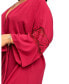 ფოტო #3 პროდუქტის Plus Size Desirae Robe