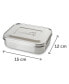 Фото #2 товара Stainless Steel Bento Lunch Box 4 Sections
