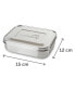 Stainless Steel Bento Lunch Box 4 Sections