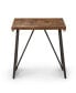 Фото #3 товара Steve Silver Walden 23" Solid Mango and Iron Parquet End Table