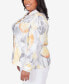 Plus Size Charleston Abstract Watercolor Jacket
