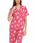 Women's Annie Printed Capri Pajama Set