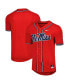 Фото #2 товара Men's Red Ole Miss Rebels Full-Button Replica Baseball Jersey