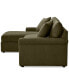 Фото #14 товара Wrenley 99" 3-Pc. Fabric Modular Chaise Sectional Sofa, Created for Macy's