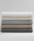 Фото #5 товара Washed Percale Cotton Solid 4 Piece Sheet Set, King