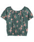 Kid Floral Print Cinched Top 12