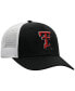 Фото #4 товара Men's Black, White Texas Tech Red Raiders Trucker Snapback Hat