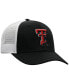 Men's Black, White Texas Tech Red Raiders Trucker Snapback Hat