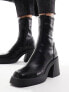 ASOS DESIGN Radiate mid-heel boots in black 44 - фото #2