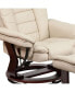 Фото #18 товара Multi-Position Stitched Recliner & Ottoman With Swivel Base