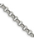 Фото #3 товара Chisel stainless Steel 6mm 36 inch Rolo Chain Necklace