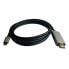 Фото #1 товара Кабель USB-C — HDMI 3GO C137 Чёрный