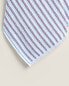 Striped cotton terrycloth tea towel