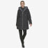 Фото #2 товара Islee Quilted Womens's Puffer Coat With Popcorn Sherpa Trimming and Removable Hooded Bib