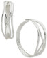 Medium Multi-Row Hoop Earrings, 1.76" Серебристый - фото #1