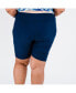 Plus Size Long Bike Swim Shorts