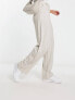 Weekday Lilah linen mix trousers in stone