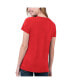 ფოტო #2 პროდუქტის Women's Heathered Red Tampa Bay Buccaneers Main Game T-shirt
