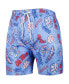 Men's Powder Blue Ole Miss Rebels Vintage-Like Floral Swim Trunks