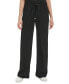 Фото #1 товара Women's Crinkle Drawstring Wide Leg Pant