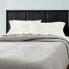 King Microstripe Matelassé Coverlet Jet Gray - Hearth & Hand with Magnolia