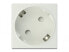 Фото #3 товара Delock 81324 - CEE 7/3 - White - Acrylonitrile butadiene styrene (ABS) - Plastic - 250 V - 16 A - 45 mm
