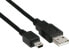 Фото #1 товара InLine USB 2.0 Mini Cable USB Type A male / Mini B male - 5pin - black - 5m
