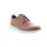 Фото #2 товара Rockport Grady Plain Toe CI3366 Mens Brown Oxfords & Lace Ups Plain Toe Shoes