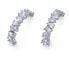 Imaginative silver earrings with cubic zirconia Augusta 62148