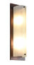 Фото #1 товара Wandlampe Holz Braun mit Glasschirm 45cm