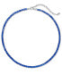ფოტო #1 პროდუქტის Silver-Tone 4mm Crystal Tennis Necklace, 15"+3" extender, Created for Macy's