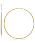 ფოტო #1 პროდუქტის Polished Continuous Hoop Earrings in 14k Gold