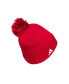 Men's Red NC State Wolfpack 2023 Sideline COLD.RDY Cuffed Knit Hat with Pom