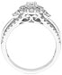 ფოტო #3 პროდუქტის Diamond Halo Engagement Ring (1 ct. t.w.) in 14k White Gold