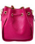 Фото #2 товара Persaman New York #1113 Leather Bucket Bag Women's Pink Os