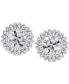 ფოტო #1 პროდუქტის Diamond Halo Stud Earrings (3/4 ct. t.w.) in 14k White Gold