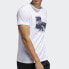 Фото #4 товара adidas 运动型格圆领短袖T恤 男款 白色 / Футболка Adidas T FT2823